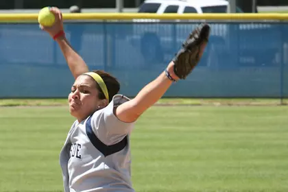 Marissa Alvidrez pitching