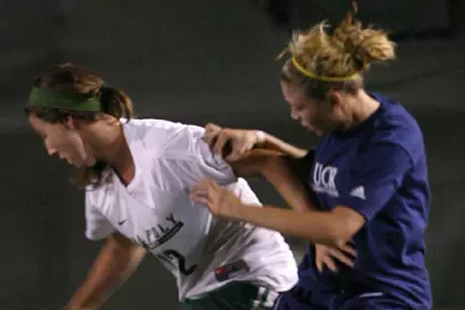 Shelby Lewis Battling With Defender