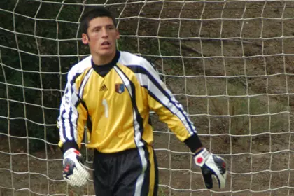 Charles Alamo In Goal