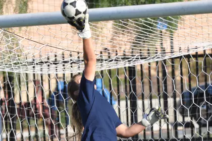 Jessica White tip over crossbar
