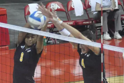 Savannah Thomas and Amanda Vialpando Blocking