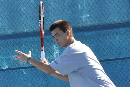 Men's Tennis Drops 7-0 Match At #55 Cal Poly To Open League Play Image