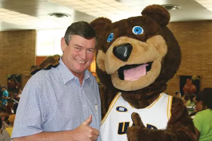 Chancellor Timpthy P White and Scotty