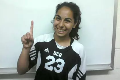 Celina Valencia After Scoring Game-Winning Goal
