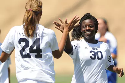 Deborah Musa Lindsey Ahmed High Five