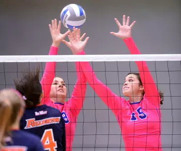 Volleyball Loses Tough Four-Set Battle At UC Santa Barbara Image