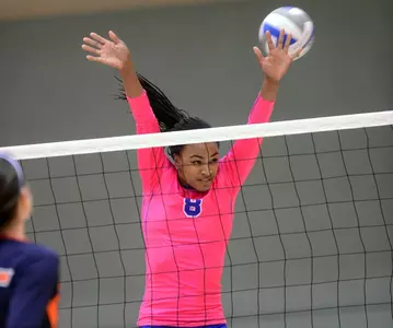 Volleyball Bested In Straight Sets By Pacific To Open Bankers Classic Image