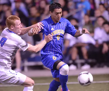 Men's Soccer Remains Unbeaten With 2-0 Victory Over Georgia State Image