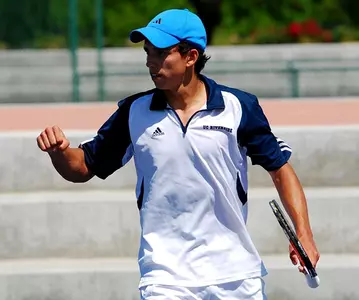 Men's Tennis Competes On Day One At Pre-Regional Image