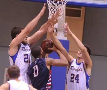 Lucas Devenny and Chris Patton Blocking Shot