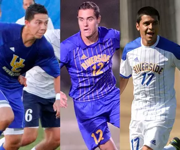 Jose Diaz, Aaron Long, Jimmy Martinez All Conference