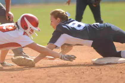 Softball Concludes Tournament With Losses To Bobcats, 3-2, and Lions, 7-6 Image