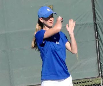 Women's Tennis Picks Up First Victory Of Season, 7-2, At Point Loma Nazarene Image