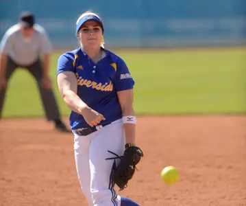 Ercolano Tosses Two-Hit Shutout As Softball Earns 5-0 Win Over Sacred Heart Image