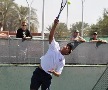 Men's Tennis Wins Two Singles Matches But Falls Short In 5-2 Loss To Richmond Image