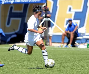 Andrea Morales's Overtime Goal Gives Women's Soccer 2-1 Victory Over New Mexico State Image