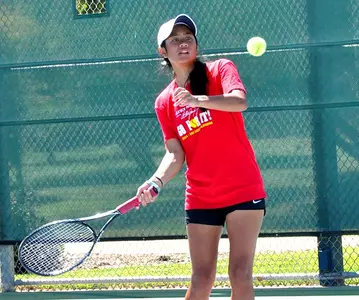 Karla Dulay's Clutch Singles Win Lifts Women's Tennis Over Villanova, 5-2 Image