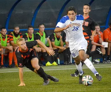 Men's Soccer Drops Big West Opener To UC Davis, 2-0 Image