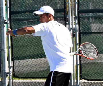 Men's Tennis Sweeps Singles Matches For 6-1 Victory Over Villanova Image