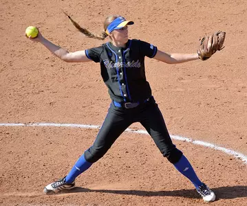 Razo Tosses Complete Game Shutout As Softball Takes Series From Titans, 6-0 Image