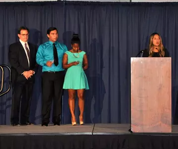 Jaslyn Gutierrez Presented With Highlanders Spirit Award Image