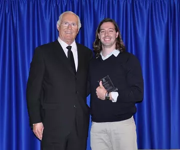 Colin Gruber Receives Stan Morrison Best Teammate Award Image