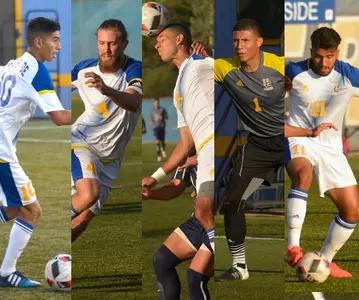 2016 Men's Soccer All Conference Lomeli, Copley, Dominique, Sanchez, Morales