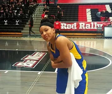 Brittany Crain Posed After Breaking Career Scoring Record