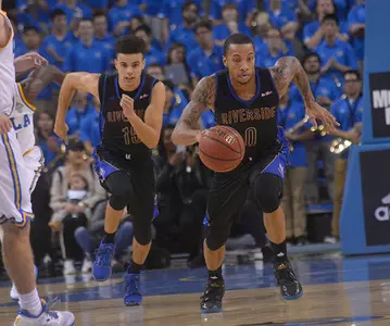 Gentrey Thomas dribbling