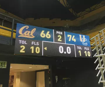 Men's Basketball Win At Cal Scoreboard