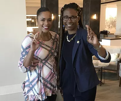 Tamica Smith Jones and Naomi Rs Up