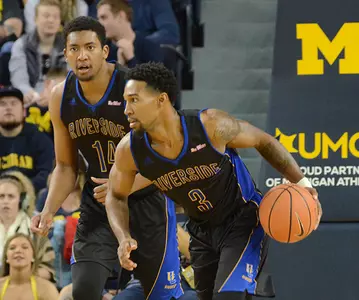 Chance Murray dribbling