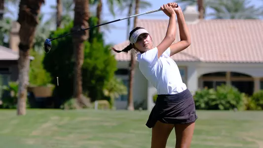 Kate Villegas in practice round