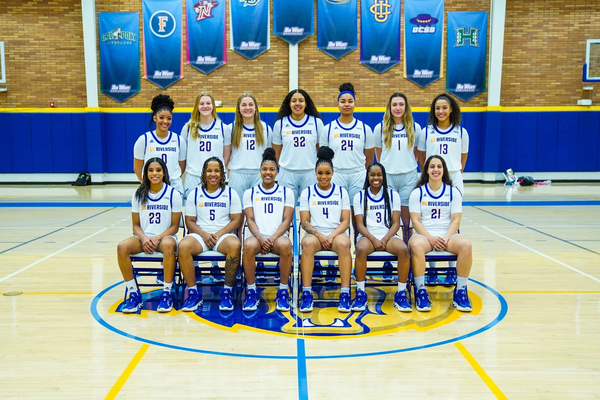 UCR WBB 2020-21 Team Photo