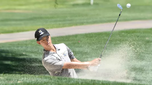 Sam He was UC Riverside's best golfer at the 2021 Big West Championship.