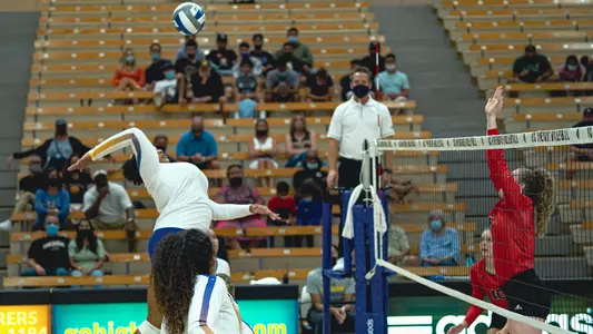 Ayana Kimbrough had 26 kills and a .296 hitting percentage over three matches Friday-Saturday.