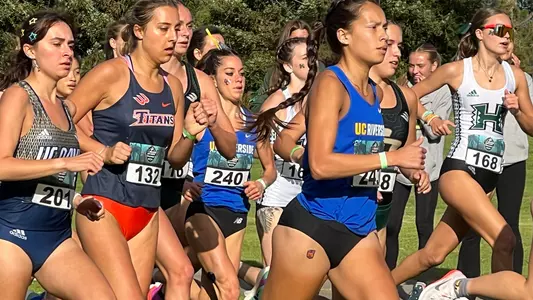 Linda and Collette at 2023 Big West XC Champs