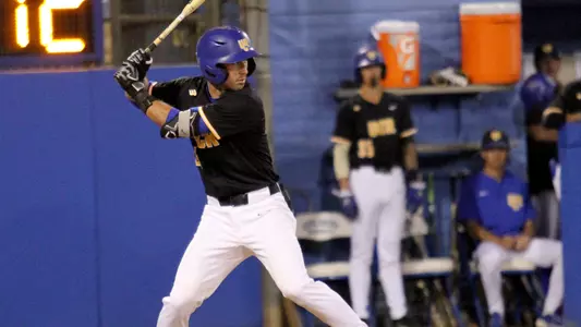 David Whittle at bat