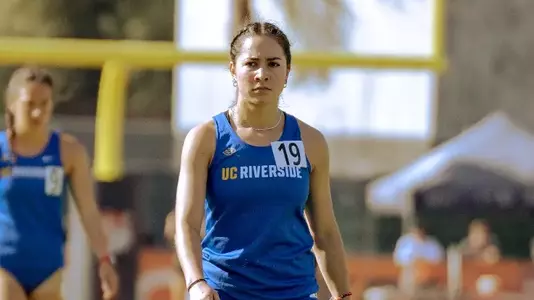 Isabella Carranza for UC Riverside Track & Field at the 2025 RCC Invitational in Riverside, California