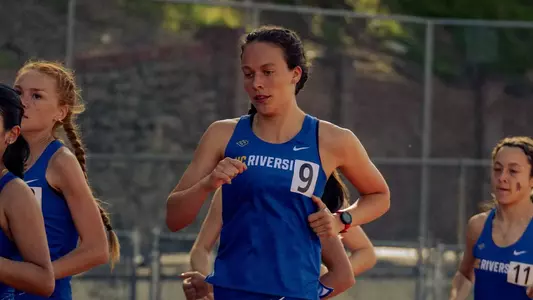 Sophie Moser-Smith runs for UC Riverside Track & Field at the 2025 RCC Invitational in Riverside, California