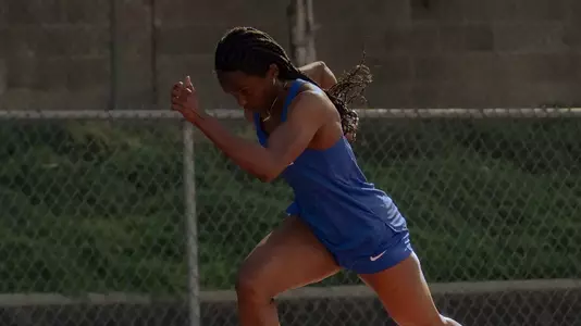 Sierra Sutton runs for UC Riverside Track & Field at the 2025 RCC Invitational in Riverside, California