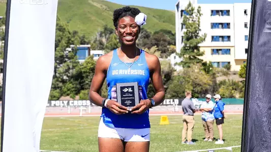 The Big West Conference Track and Field Championships were held at the Miller and Capriotti Athletics Complex on the Campus of Cal Poly in San Luis Obispo, CA Photo by Owen Main 5/10/24