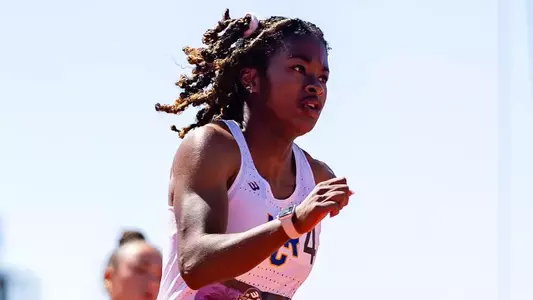 Saniyah Starks competes for UC Riverside Track & Field at the 2024 Big West Track & Field Championships in San Luis Obispo, California