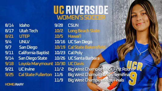 2025 Women's Soccer Schedule Release