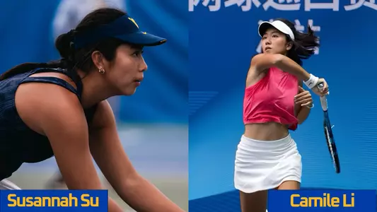 Womens Tennis Signing Su and Li