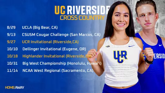 Cross Country Schedule