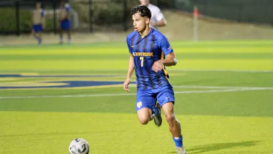 Edward Castro with the ball vs Air Force
