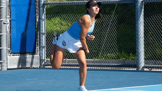 Kaia Paulo serves