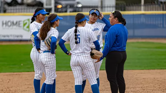Softball Team Huddle