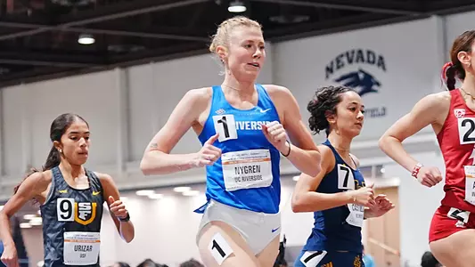 Morgan Nygren at the 2026 MPSF Indoor Track & Field Championships
